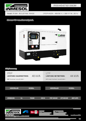 Generatori diesel INMESOL IR-044