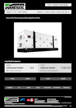 Generatori diesel INMESOL IT-1110
