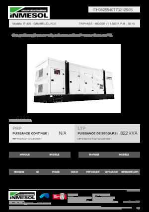 Generatori diesel INMESOL IT-825