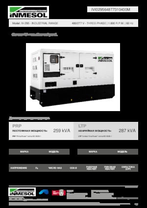 Generatori diesel INMESOL IV-295