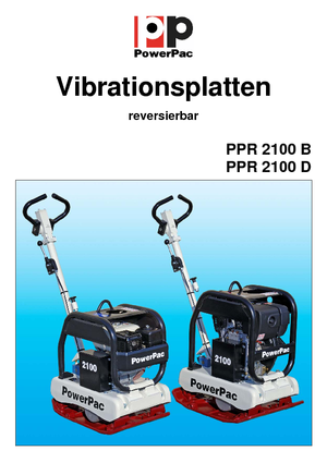 Piastre vibranti reversibili PowerPac PPR 2100D/400