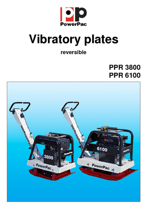 Piastre vibranti reversibili PowerPac PPR 3800D/500