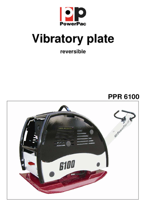 Piastre vibranti reversibili PowerPac PPR 6100D/600E