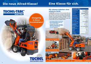 Veicoli comunali multiuso diesel Tuchel Quattro