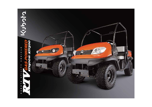 Veicoli comunali multiuso diesel Kubota RTV 400-Ci