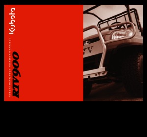 Veicoli comunali multiuso diesel Kubota RTV 900 G