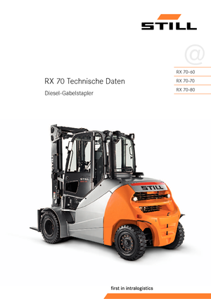 Carrelli elevatori frontali diesel Still RX 70-80