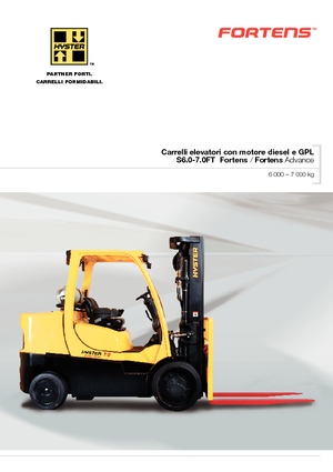 Carrelli elevatori frontali diesel Hyster S7.0FT