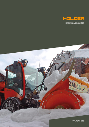 Veicoli comunali multiuso diesel Holder S 990