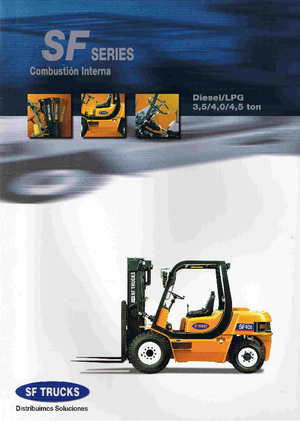 Carrelli elevatori frontali diesel Samsung SF 40 D