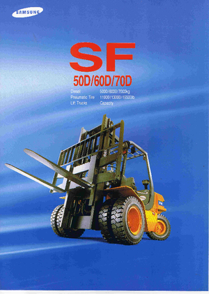 Carrelli elevatori frontali diesel Samsung SF 70 D