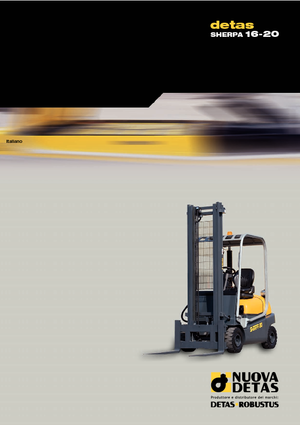 Carrelli elevatori frontali diesel Nuova Detas Sherpa 20