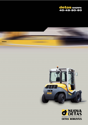 Carrelli elevatori frontali diesel Nuova Detas Sherpa 60