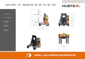 Caricatori laterali diesel Hubtex DQ 80-G