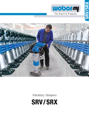 Costipatori Diesel e Benzina weber mt SRX 75 DH