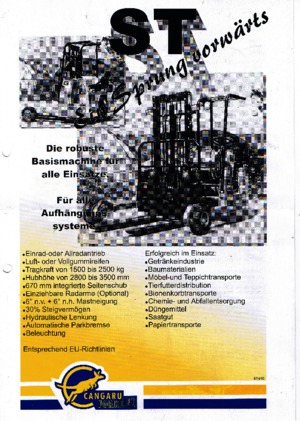 Carrelli elevatori diesel Cangaru / Transmanut ST.30.5b.2528 D.Ra