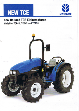 Veicoli comunali multiuso diesel New Holland TCE 50