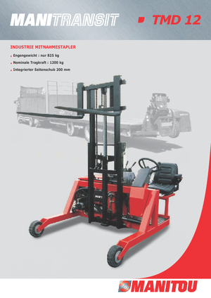 Carrelli elevatori diesel Manitou TMD 12