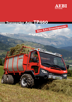 Veicoli comunali multiuso diesel Aebi TP 460