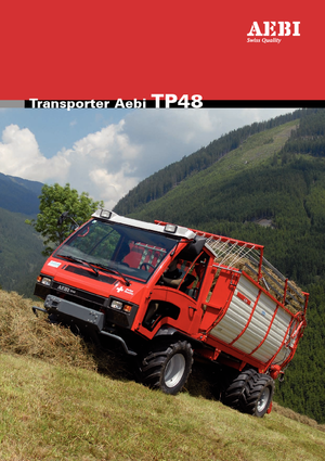 Veicoli comunali multiuso diesel Aebi TP 48