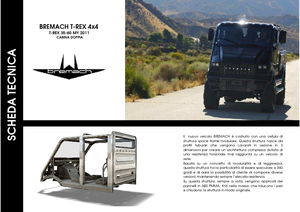 Veicoli comunali multiuso diesel Bremach Trex 35.3/4