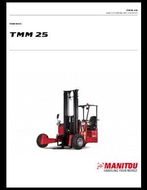 Carrelli elevatori diesel Manitou TMM 25