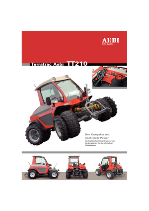 Veicoli comunali multiuso diesel Aebi TT 210