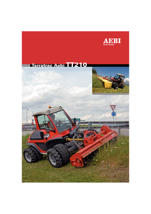 Veicoli comunali multiuso diesel Aebi TT 210