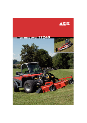 Veicoli comunali multiuso diesel Aebi TT 240