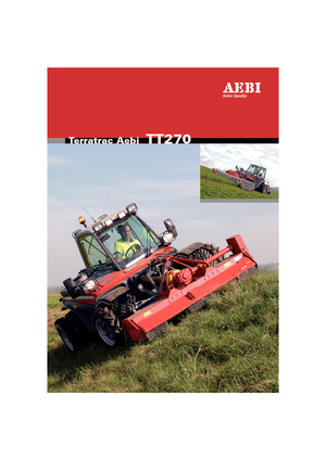 Veicoli comunali multiuso diesel Aebi TT 270