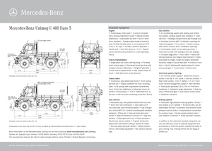 Veicoli comunali multiuso diesel Unimog U 400