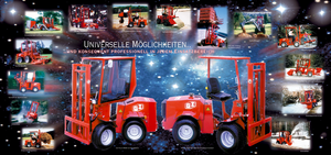 Veicoli comunali multiuso diesel Grünig Uni Truck 4 W 905