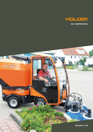 Veicoli comunali multiuso diesel Holder V 130