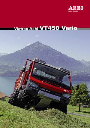 Veicoli comunali multiuso diesel Aebi VT 450