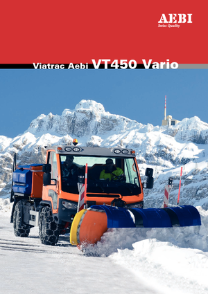 Veicoli comunali multiuso diesel Aebi VT 450