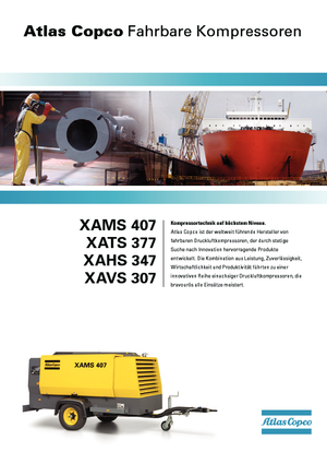Compressori Protatili - Diesel, Elettrici, Benzina Atlas Copco XAMS 407 CD