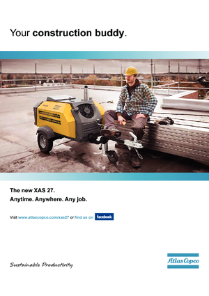 Compressori Protatili - Diesel, Elettrici, Benzina Atlas Copco XAS 27 Hp