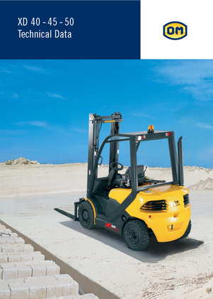 Carrelli elevatori frontali diesel OM XD 40