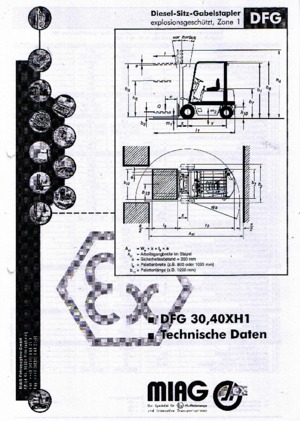 Carrelli elevatori diesel antideflagranti Miag DFG 40 XH 1