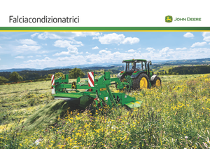 Falciatrici a dischi disco con condizionatore John Deere 381