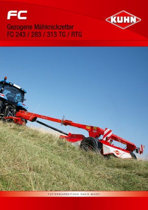 Falciatrici a dischi portate disco con condizionatore Kuhn FC 313 RTG