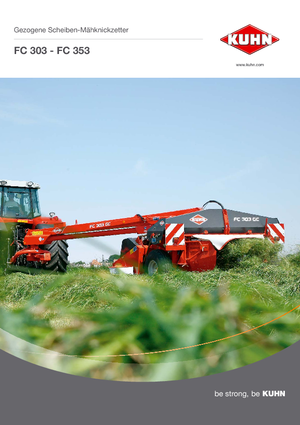 Falciatrici a dischi portate disco con condizionatore Kuhn FC 303 GL