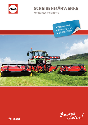 Falciatrici a dischi portate disco con condizionatore Fella SM 3575 TRANS-RC