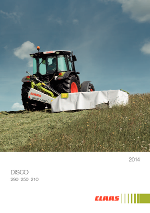 Falciatrici a dischi disco senza condizionatore Claas Disco 210