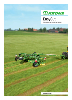 Falciatrici a dischi portate disco senza condizionatore Krone EasyCut 3200