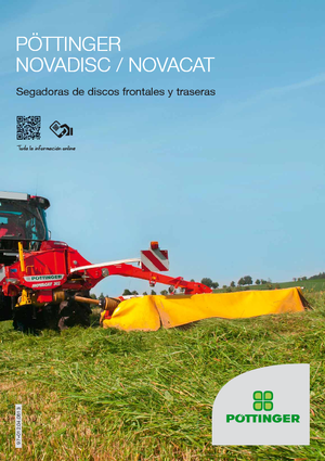 Falciatrici a dischi disco senza condizionatore Pöttinger NovaCat 402