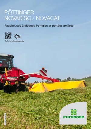 Falciatrici a dischi disco senza condizionatore Pöttinger NovaCat 402