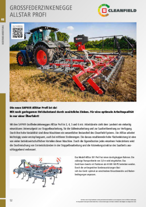 Erpici a dischi-gancio Saphir AllStar 401 Profi 