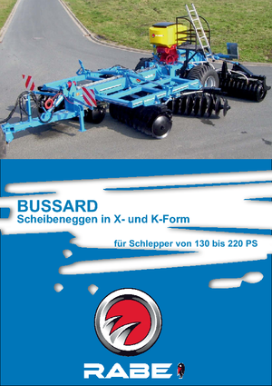 Erpici a dischi-gancio Rabe Bussard JPR 40 C