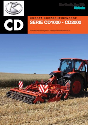 Erpici a dischi-gancio Kubota CD1300